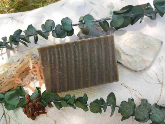 Eucalyptus and Clove Green Clay Sea Moss Soap